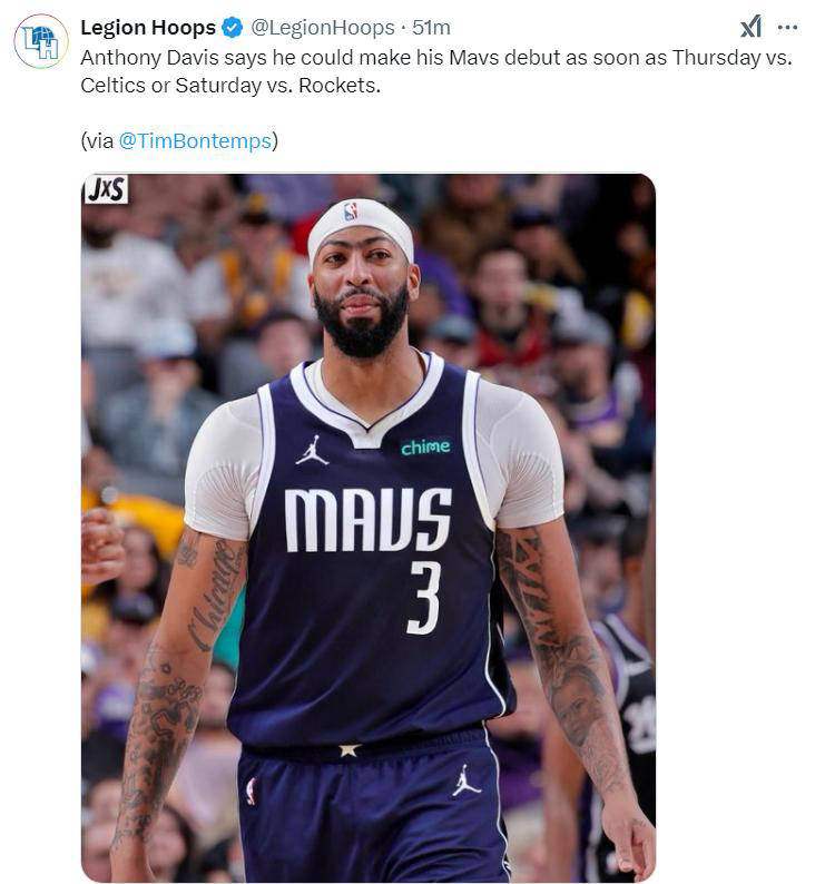 火箭爆冷法国男篮，浓眉一己之力扛起全队